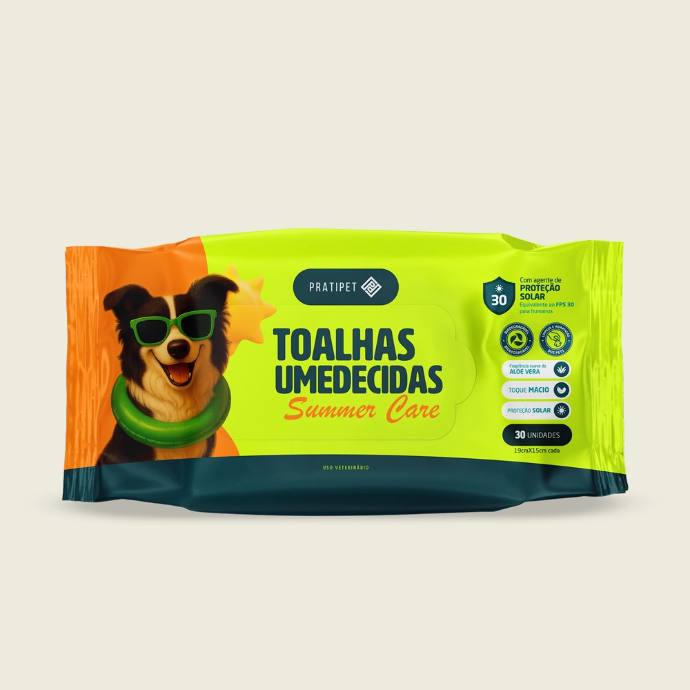 Toalhas Umedecidas Summer Care FPS 30